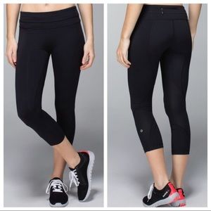 Lululemon Inspire Crop Black Leggings